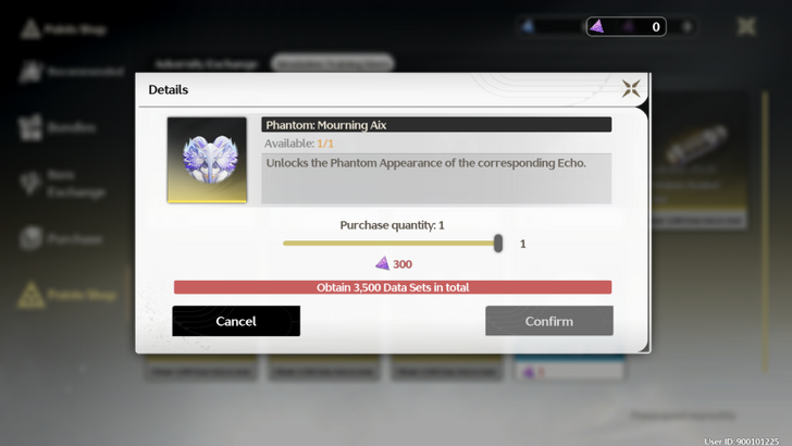 Wuthering Waves - Phantom Mourning Aix Store