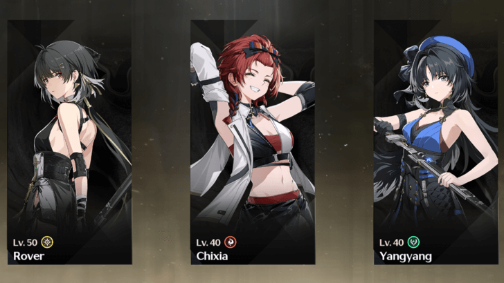 Wuthering Waves - Initial Roster (Chixia and Yangyang)