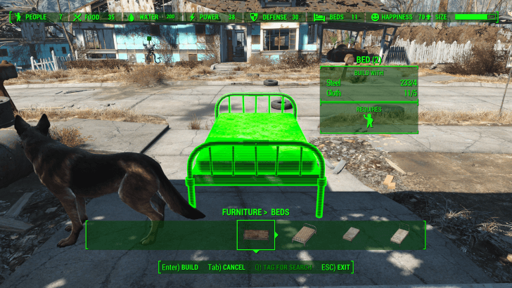 Fallout 4 - Build with the Workshop Menu