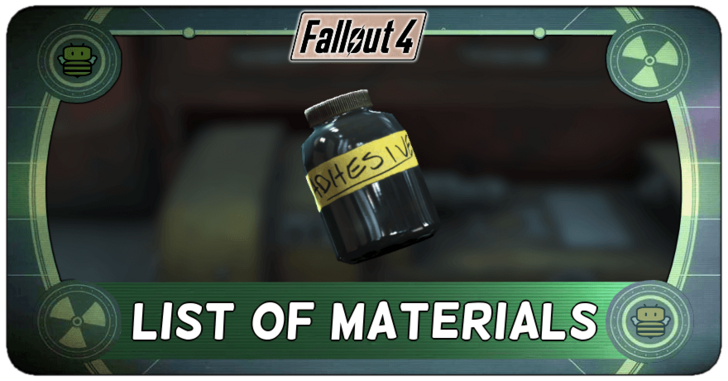 Fallout 4 - List of Materials and Components