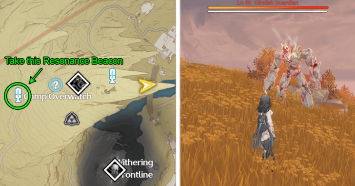 Wuthering Waves - Obelisk Guardian Location