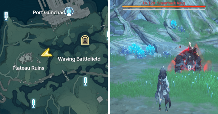 Wuthering Waves - Spearback King Location