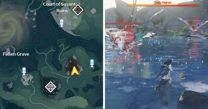 Wuthering Waves - Twin Heron Location