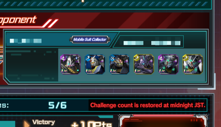 Team Composition Arena - Gundam UC Engage