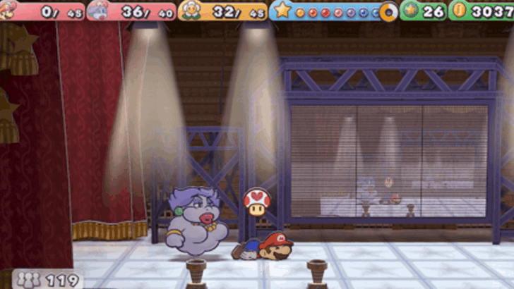 Paper Mario TTYD Switch Remake - Carry a Lot of Life Shrooms