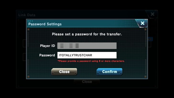 MAccount Linking Step 2 - Gundam UCEenu