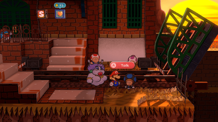 Paper Mario TTYD Switch Remake - Toad with Station Key