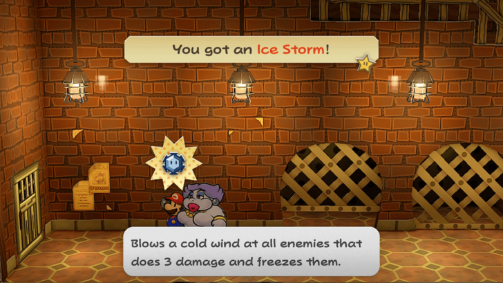 Paper Mario TTYD Switch Remake - Ice Storm Behind Big Poster