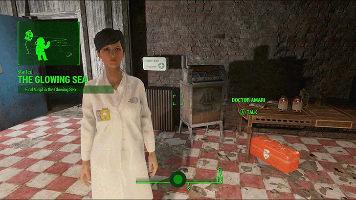 Fallout 4 - The Glowing Sea Quest Start