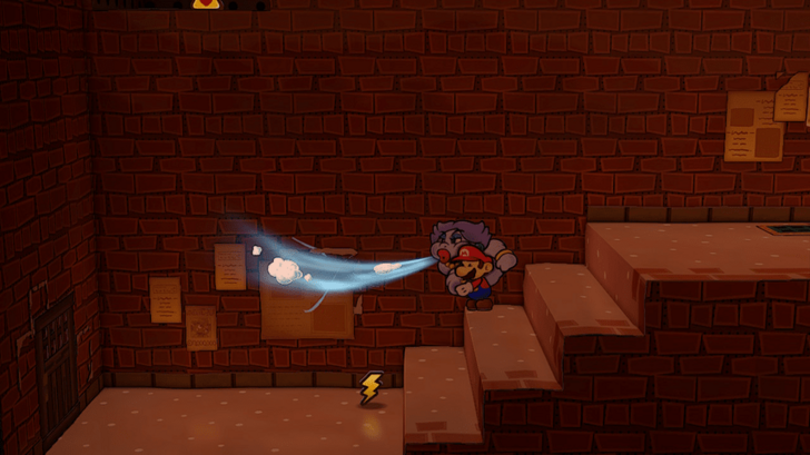 Paper Mario TTYD Switch Remake - Thunder Rage Behind Poster