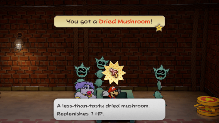 Paper Mario TTYD Switch Remake - Dried Mushroom at Riverside Station
