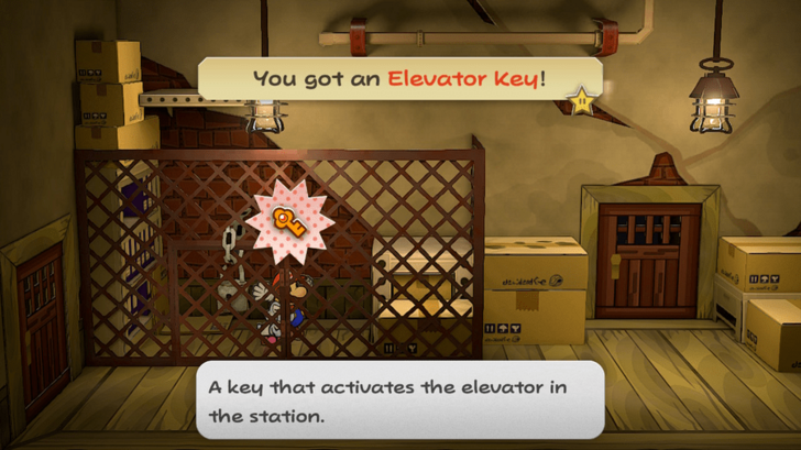 Paper Mario TTYD Switch Remake - Elevator Key