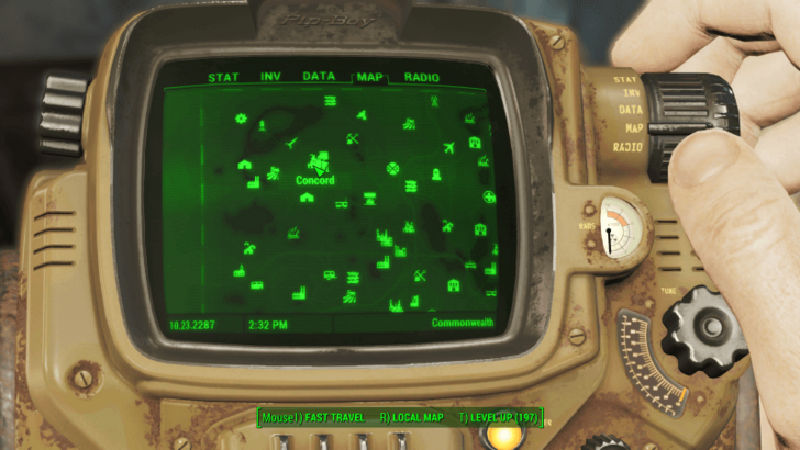 Fallout 4 - Concord Map