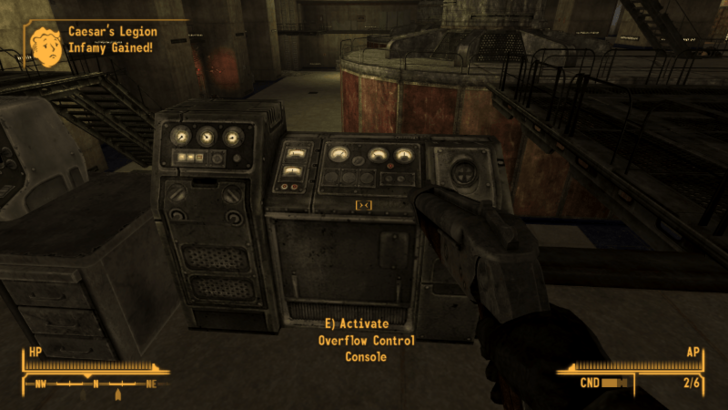 Fallout New Vegas - Activate Overflow Control Console