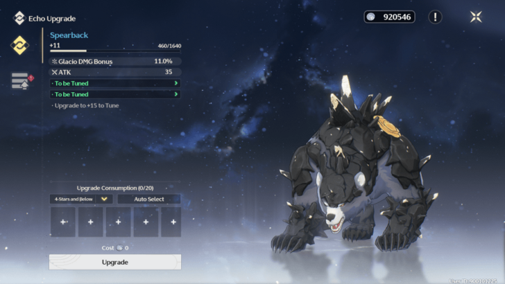 Wuthering Waves - Upgrade Echo Levels