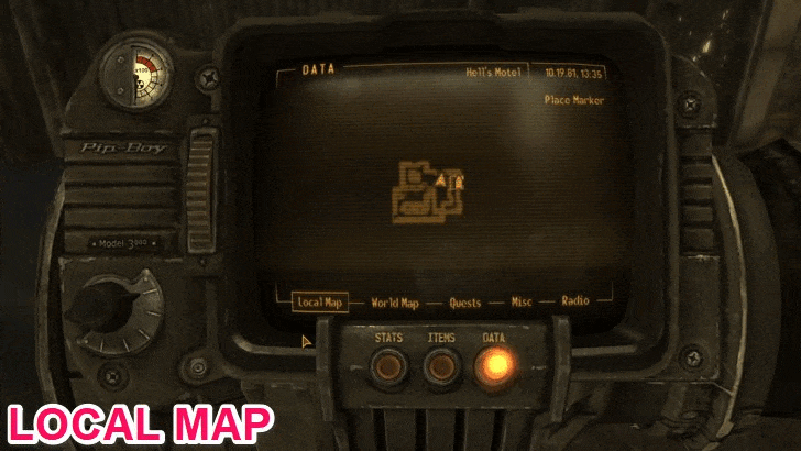 Fallout New Vegas - Map View
