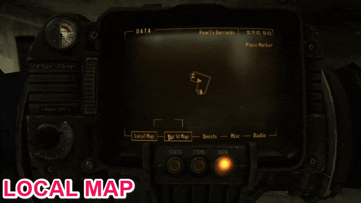 Fallout New Vegas - Map View