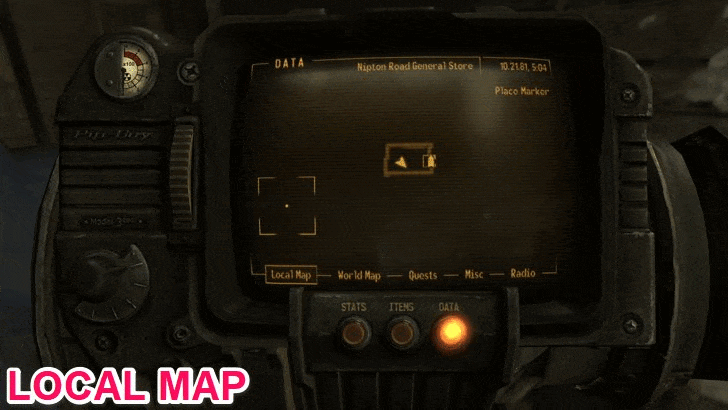 Fallout New Vegas - Map View