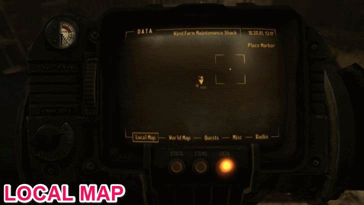 Fallout New Vegas - Map View