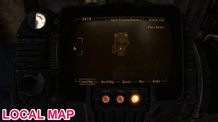 Fallout New Vegas - Map View