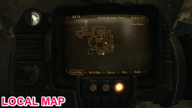 Fallout New Vegas - Map View