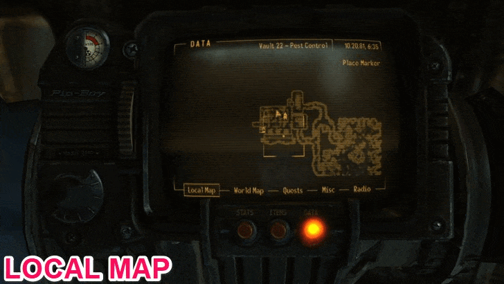 Fallout New Vegas - Map View