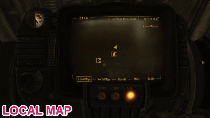 Fallout New Vegas - Map View