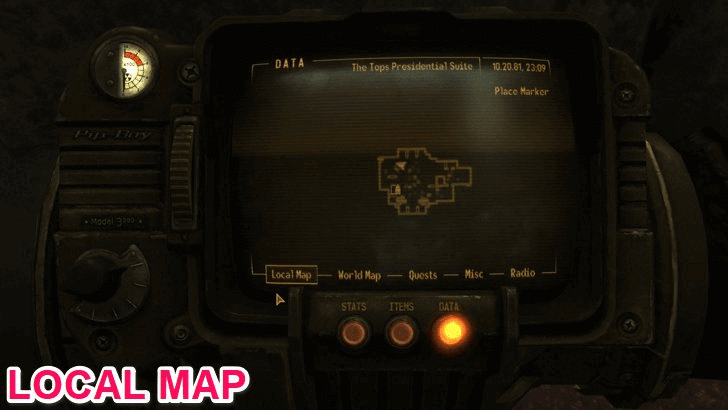 Fallout New Vegas - Map View