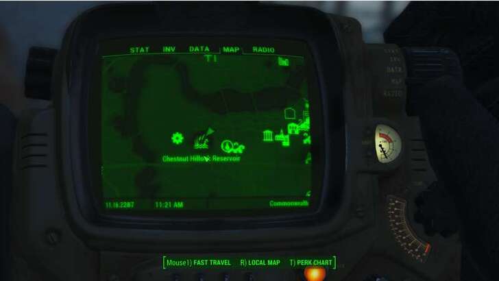 Fallout 4 - Ashes Map Location