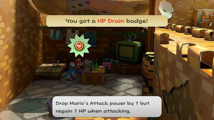 Paper Mario TTYD Switch Remake - How to Get HP Drain