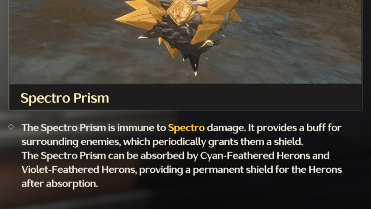 Wuthering Waves - Spectro Prism Description