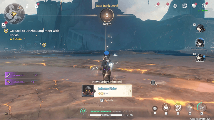 Wuthering Waves - Absorb Echoes to Increase Data Bank Level