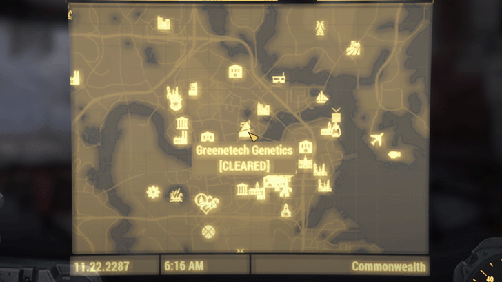 Fallout 4 - Greenetech Genetics Location