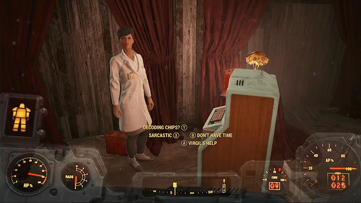 Fallout 4 - Give Courser Chip to Doctor Amari