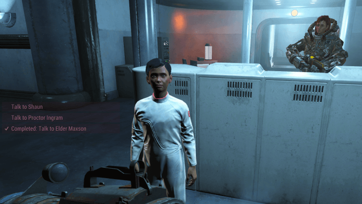 Fallout 4 - Talk to Shaun and Proctor Ingram