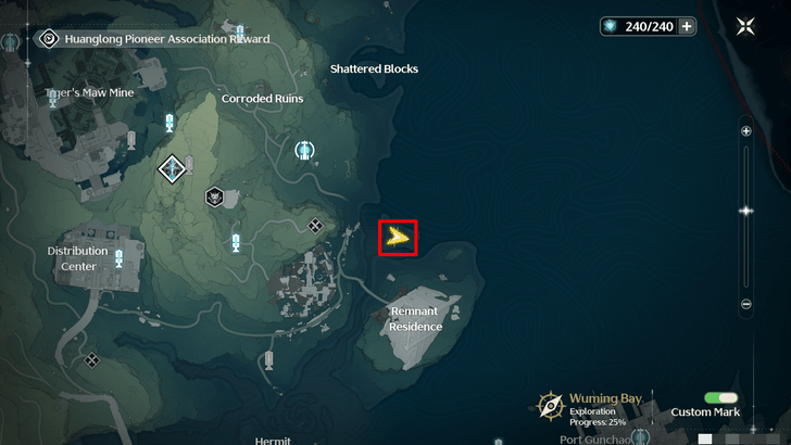 Wuthering Waves - A True Arena Champion Map Location