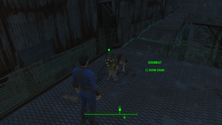 Fallout 4 - Show Dogmeat the Cigar