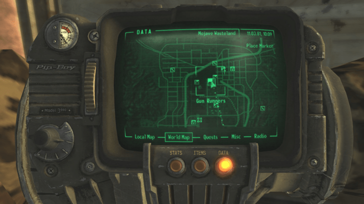 Fallout New Vegas - Vendortron Map Location
