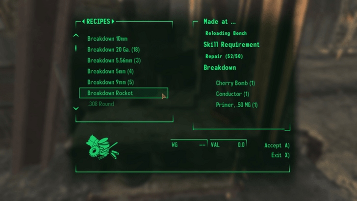 Fallout New Vegas - Breakdown Rockets