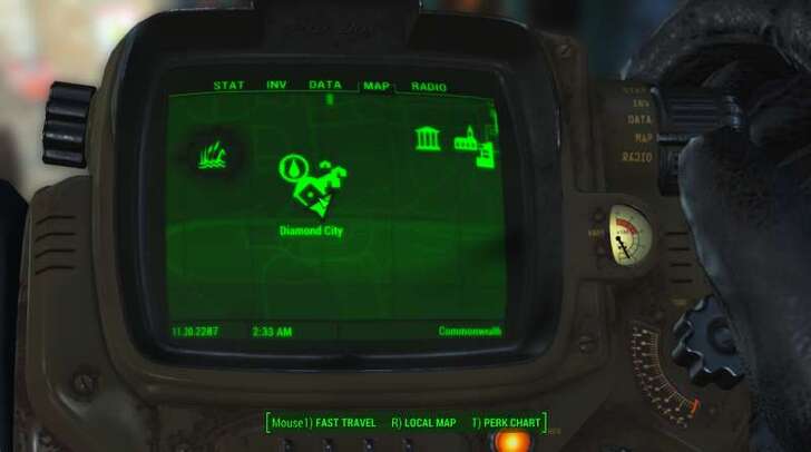 Fallout 4 - Diamond City Map