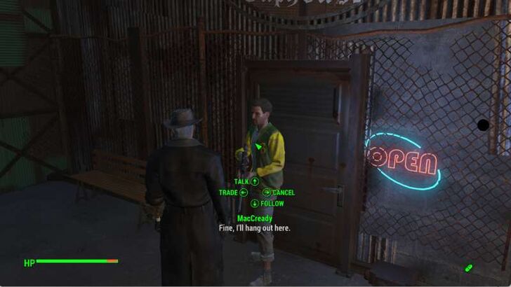 Fallout 4 - Ask Companion to Stay