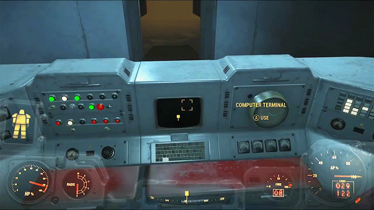 Fallout 4 - Insert Network Scanner Holotape in Institute Computer