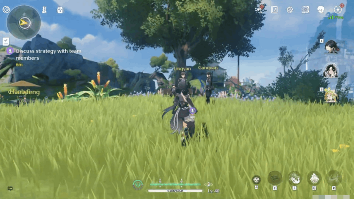 Wuthering Waves - Discuss Strategy with Team Members