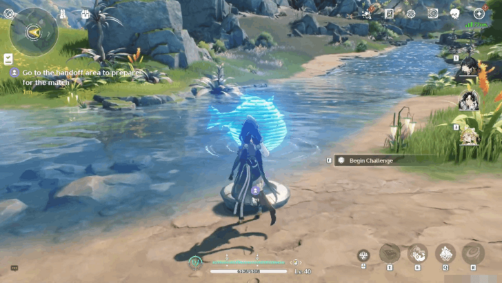 Wuthering Waves - Go to the Handoff Area to Prepare for the Match