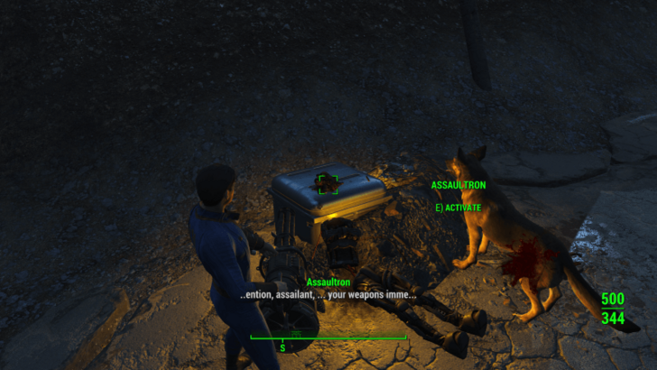 Fallout 4 - Examine Assaultron