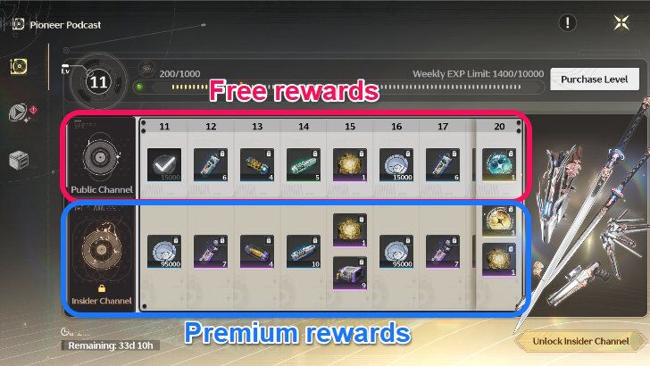 Wuthering Waves - Pioneer Podcast Rewards