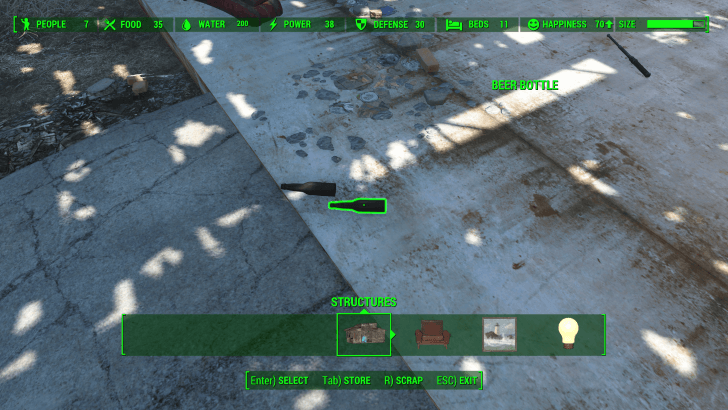 Fallout 4 - Drop and Scrap Junk