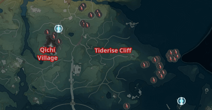 Wuthering Waves - Scarletthorn Qichi Village and Tiderise Cliff