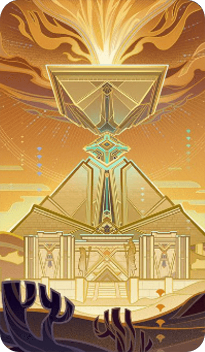Genshin - The Mausoleum of the King Deshret Card