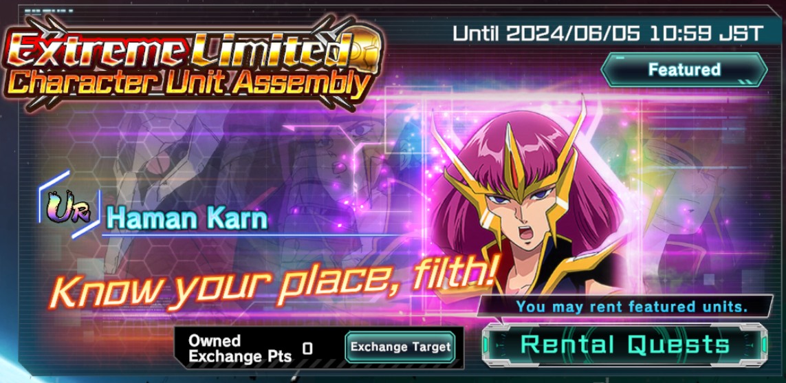 Mobile Suit Gundam UC Engage- Extreme Limited Character Unit Assembly